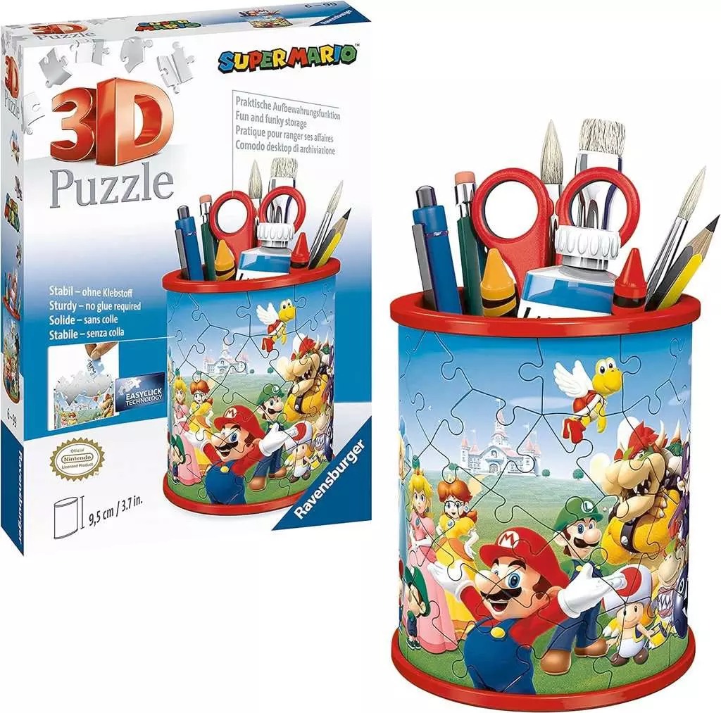 Casse-tête 3D Porte-crayon Super Mario