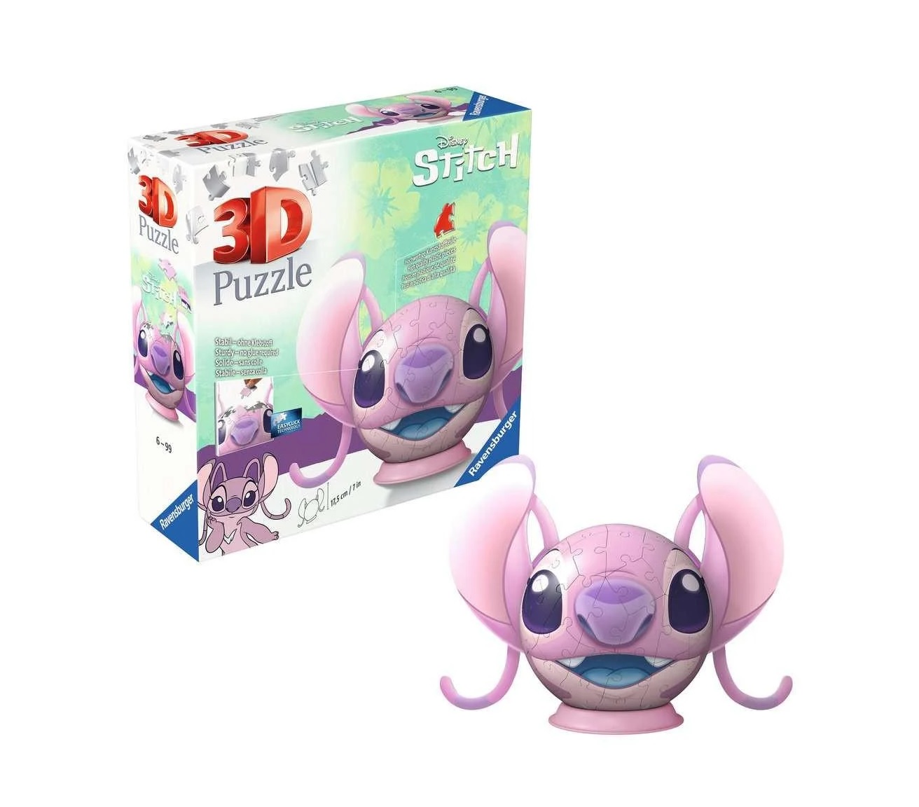Casse-tête 3D Stitch Angel avec oreilles