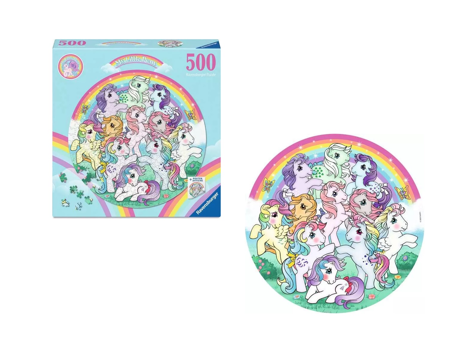 Casse-tête 500 rond Ma petite pouliche