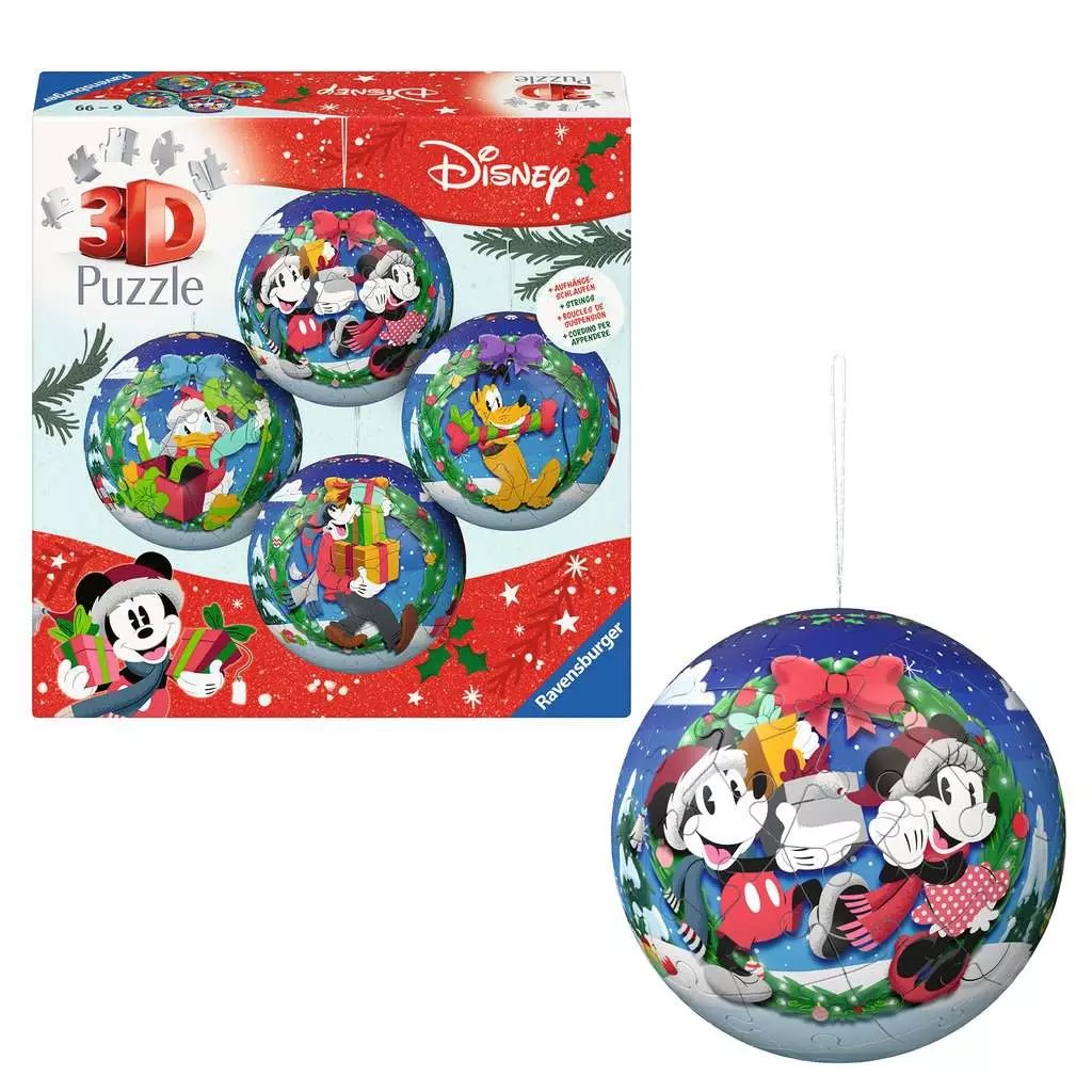 Casse-tête 3D Boule de Noël Disney (54)