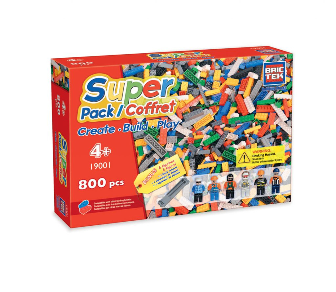 BRICTEK SUPER COFFRET 800 PCS