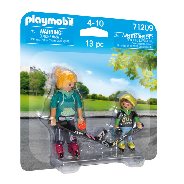 Duo Joueur de roller hockey
