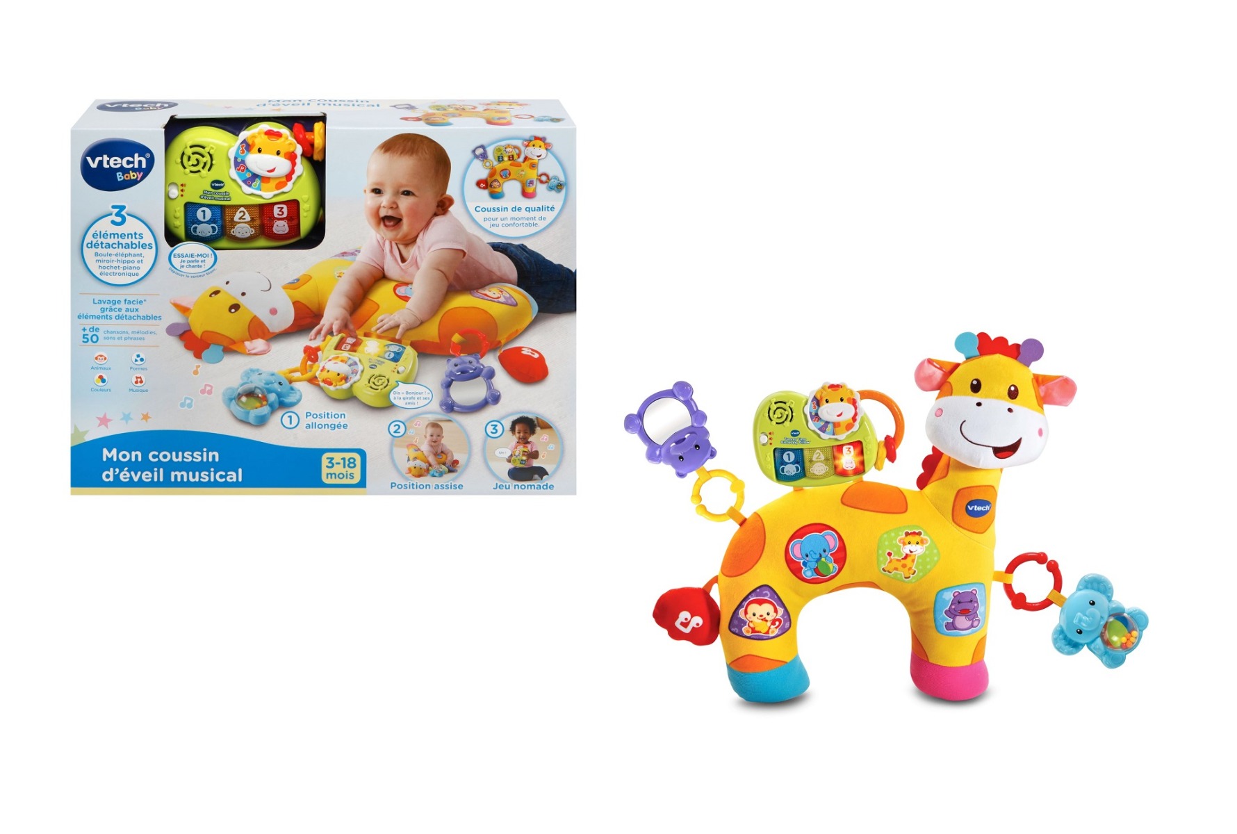 Vtech Baby Mon coussin d'éveil musical