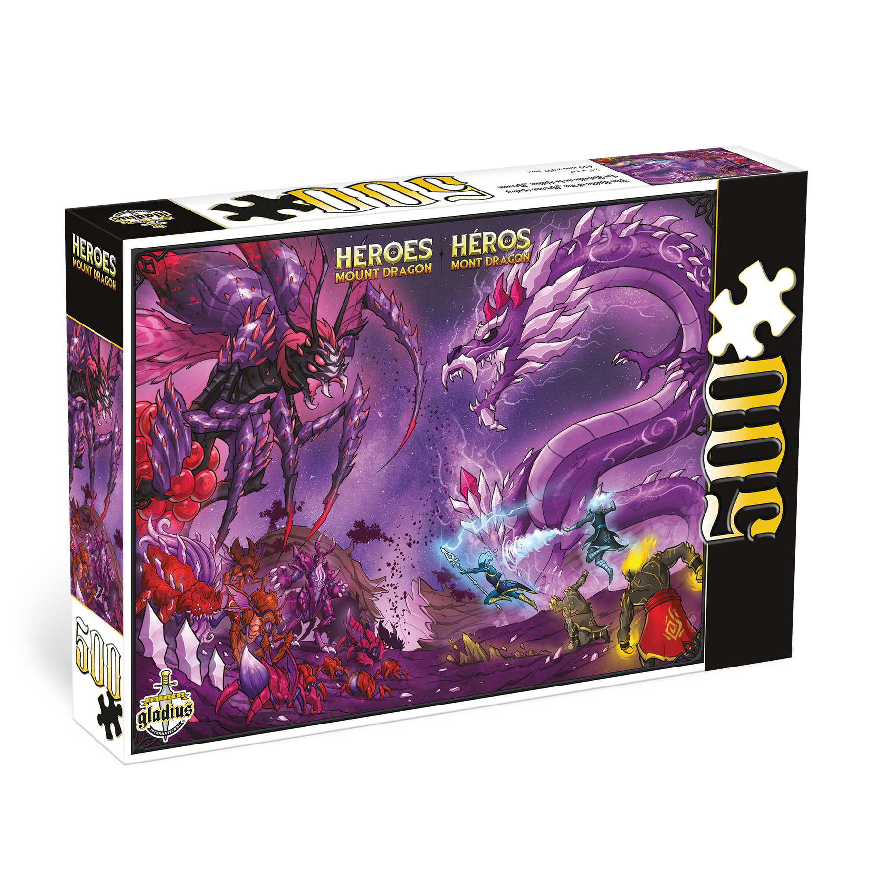 Casse-tête 500 La bataille de la vallée arcane (Héros du Mont Dragon)