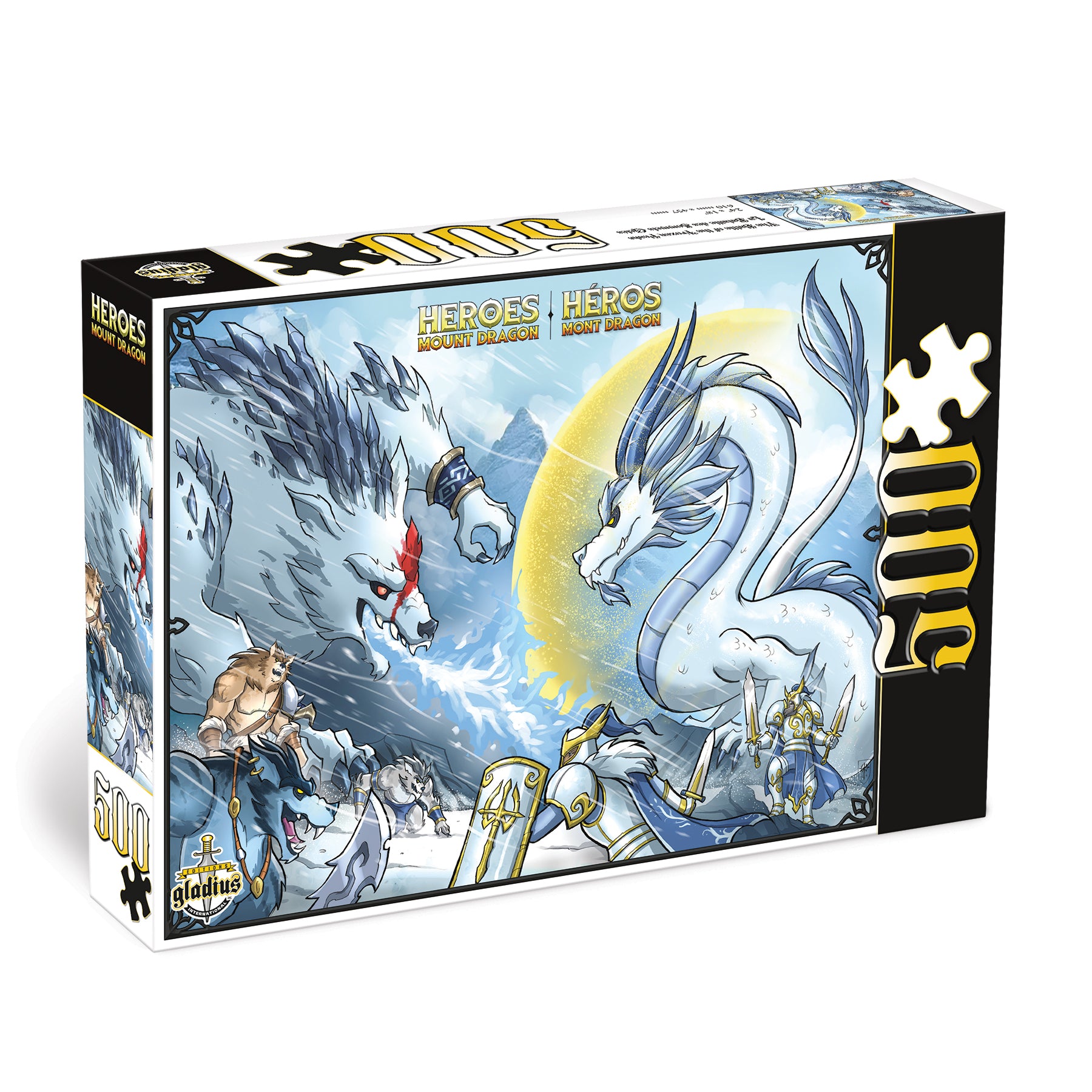 Casse-tête 500 La bataille des sommets gelés (Héros du Mont Dragon)