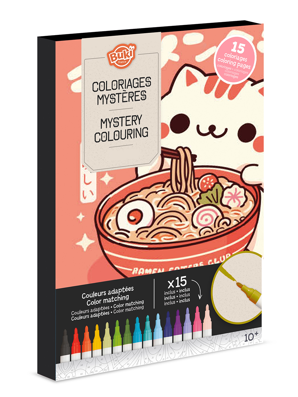 Buki Coloriages mystères - Asie