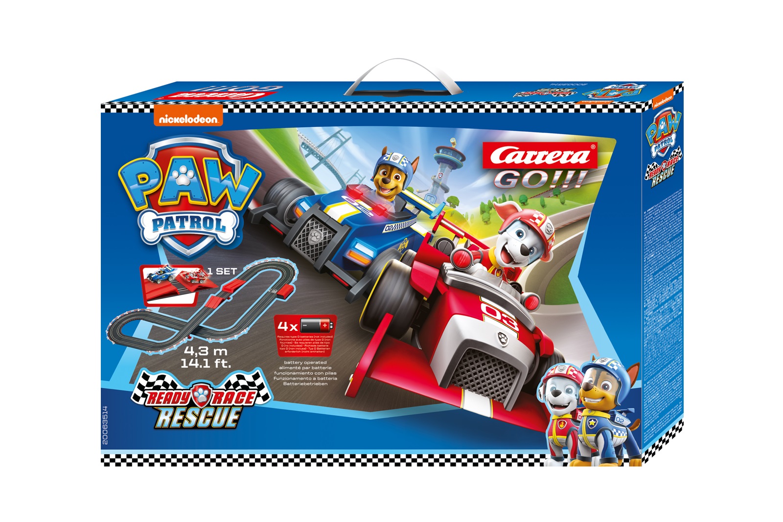 Carrera GO PAW Pat Patrouille (piles)