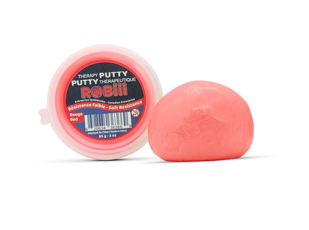 Putty thérapeutique rouge malléable