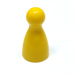 Pion Halma 24mm - Jaune