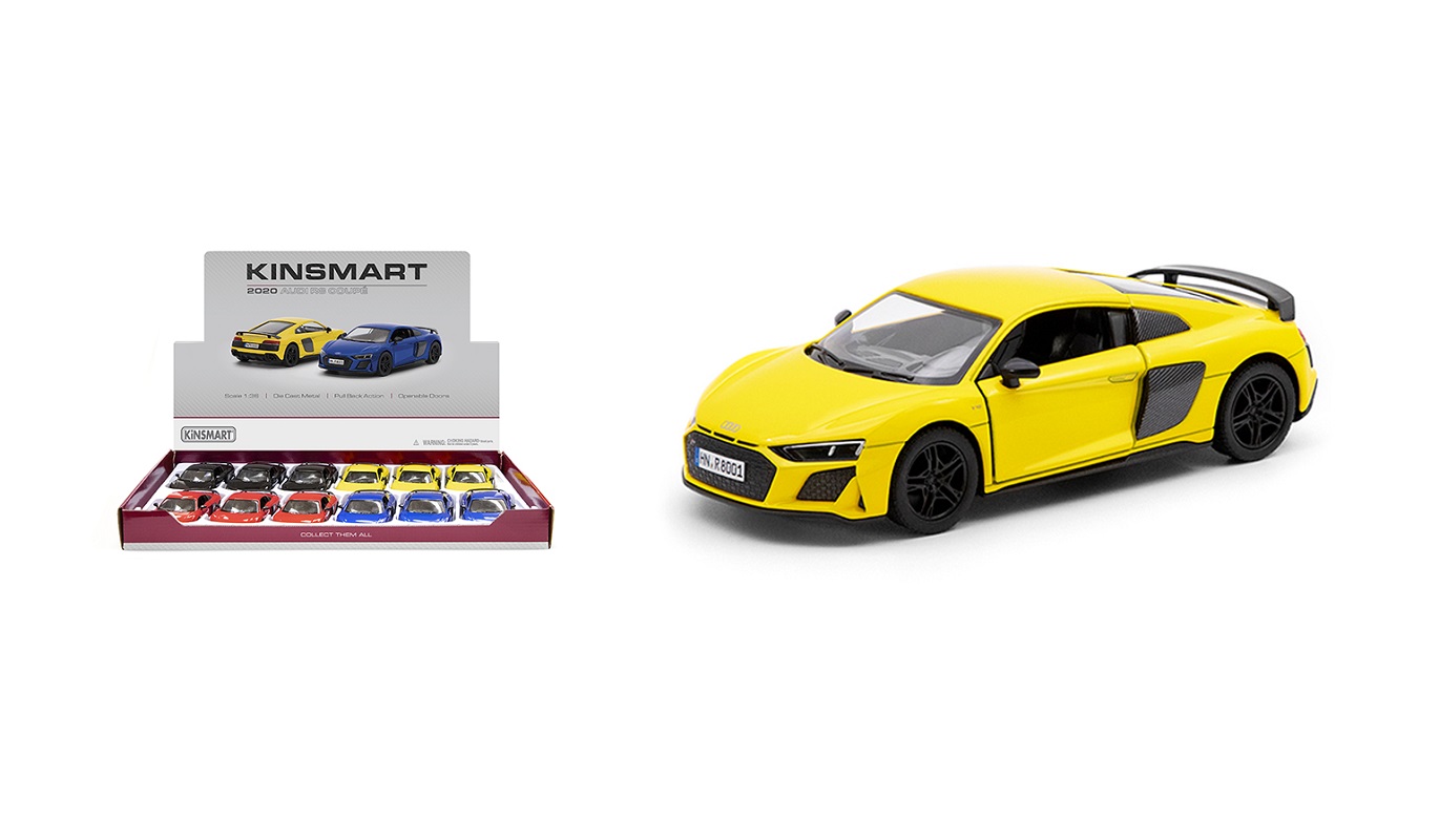 Kinsmart Audi R8 coupé 2020 (asst.)