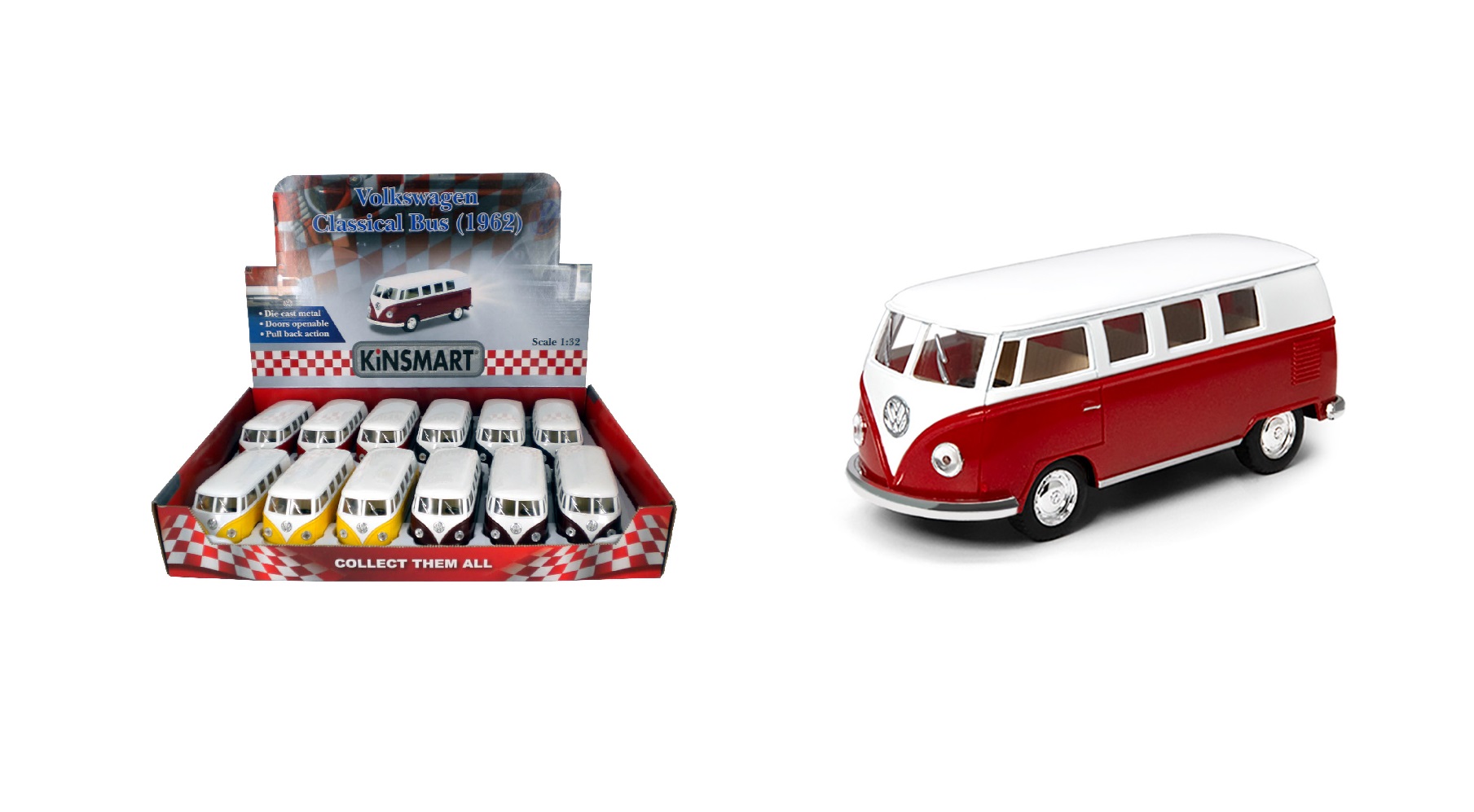 Kinsmart 1962 Wesfalia VW Volkswagen (asst.)