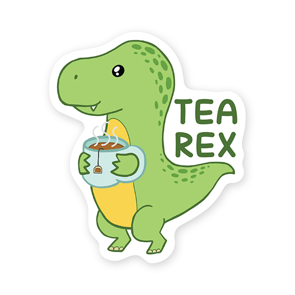 Autocollant tea rex