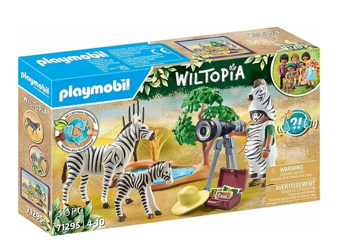 Wiltopia - Photographe avec déguisement et zèbre