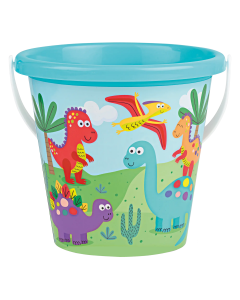 Seau de plage dino 17cm