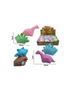 Squishy g&eacute;om&eacute;trique dinosaures (asst.)