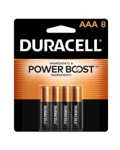 Pile Duracell AAA paquet de 8 (LR03)