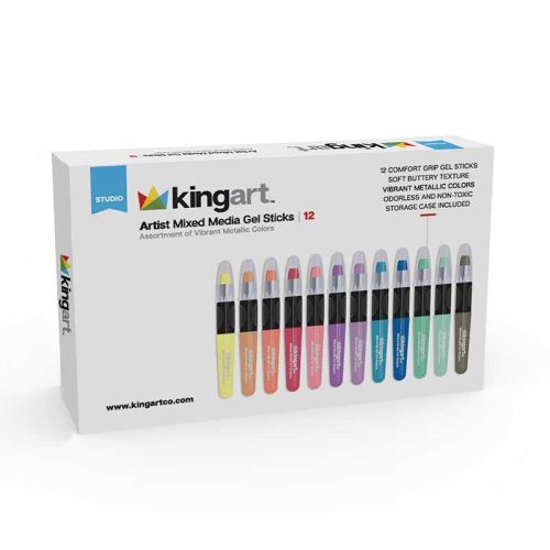 BÂTONNETS DE GEL MIXTES (Ensemble de 12 couleurs m