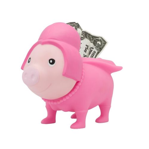 Banque cochon star rose