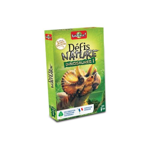 Défis Nature / Dinosaures 1 VERT (Nouvelle version)