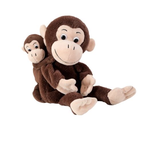 Marionnette maman et bébé singe (Cheeta et Bibi)