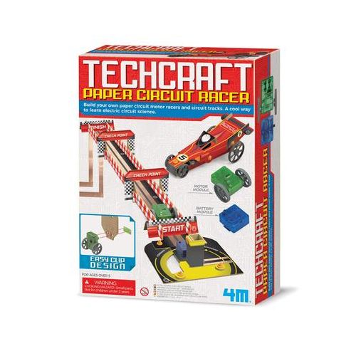 Coureur de circuit en papier Techcraft (4M)