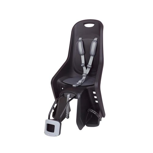Polisport Siège de bébé sur cadre Bubbly Maxi noir/gris foncé