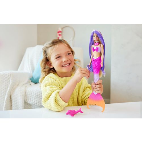 Barbie Fantasy - Color Magic poupée sirène blonde