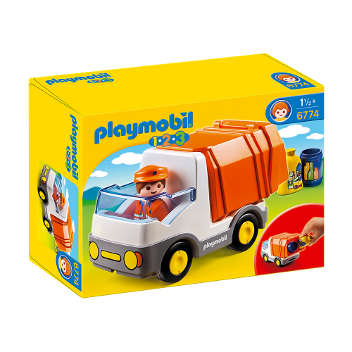 Camion a ordures Playmobil 1 2 3