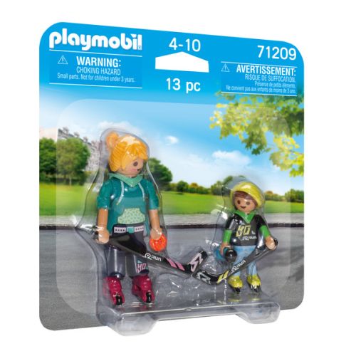 Duo Joueur de roller hockey