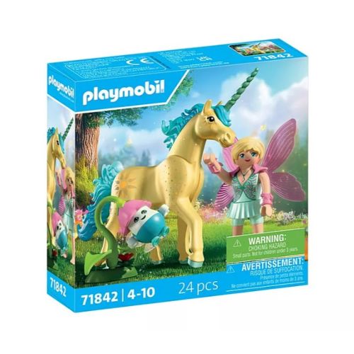 Licorne Fleur de Soleil avec fée