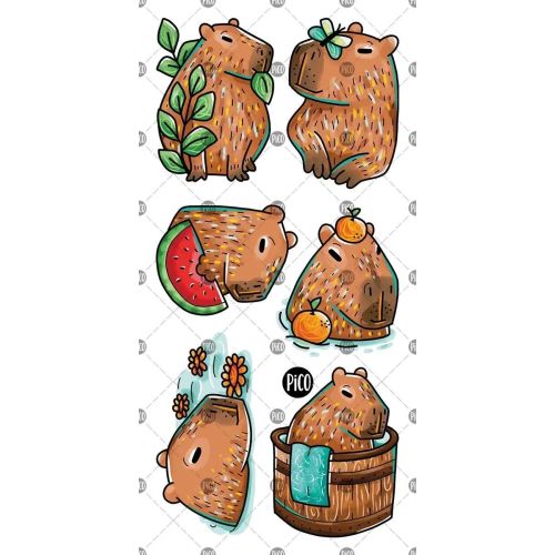 Pico Les paisibles capybaras