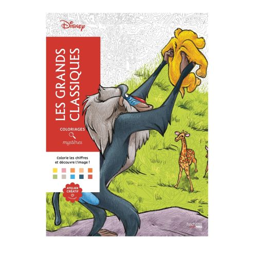 Les grands classiques: Le Roi Lion - Coloriages Mystère Disney