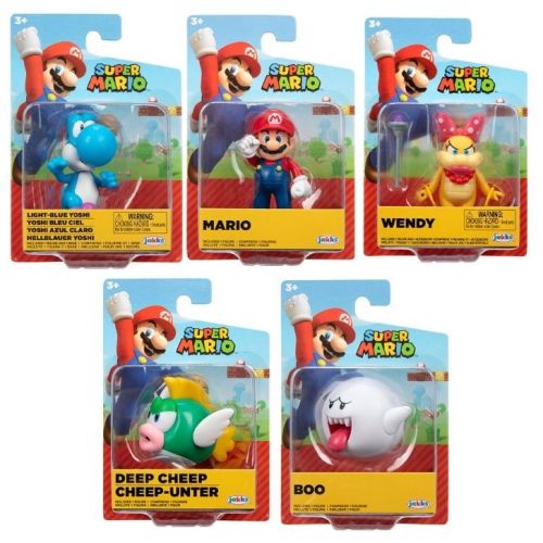 Figurine 2.5” NINTENDO Série Super Mario (assorties / à l'unité)