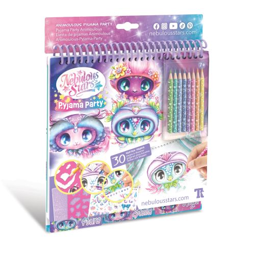 Carnet de croquis - Party Pyjama animoulous