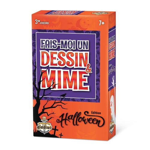 boite Fais-Moi Un Dessin & Mime -Halloween