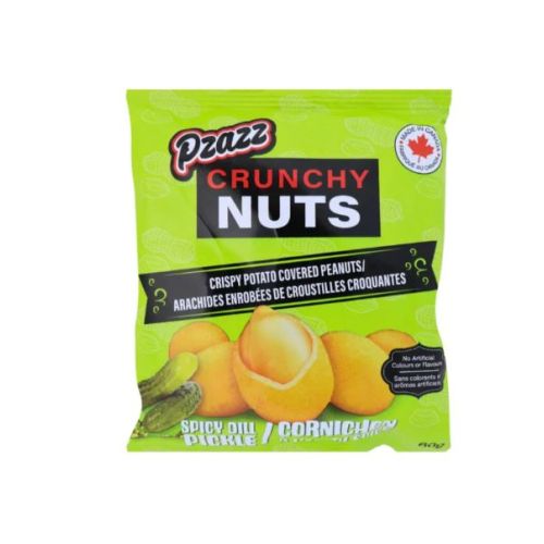 Pzazz Crunchy nuts 80g Arachides cornichons à l'aneth