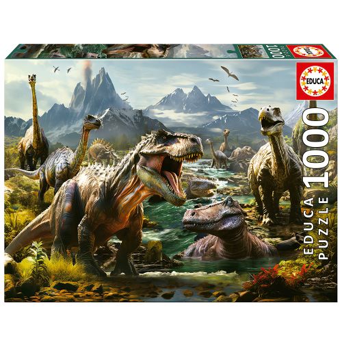 Casse-tête 1000 Dinosaures féroces
