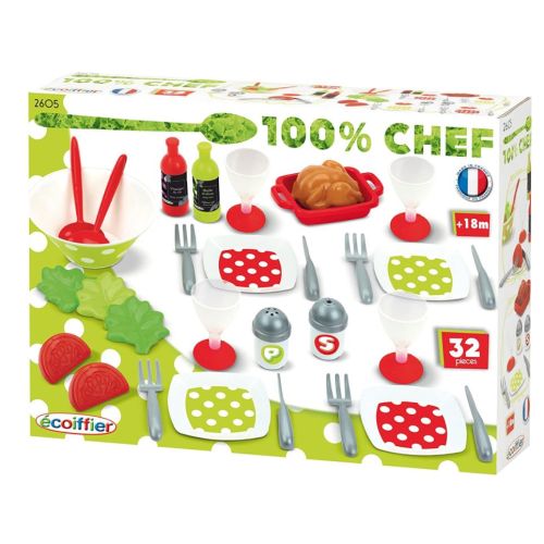 Écoiffier - 100% Chef Menu fraîcheur 32 pcs***