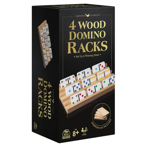 4 Supports en bois pour dominos