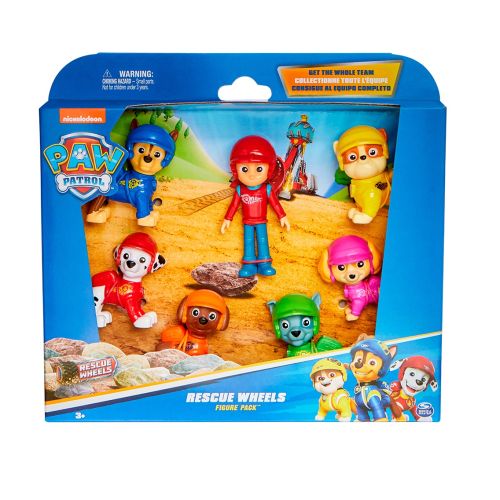 PAW Coffret de 7 figurines Pat Patrouille 