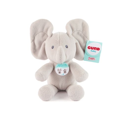 GUND Baby - Cache-cache Flappy l'éléphant 18cm 