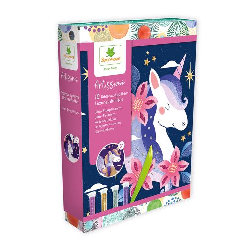 Artissimo - Tableaux Paillettes - Licornes