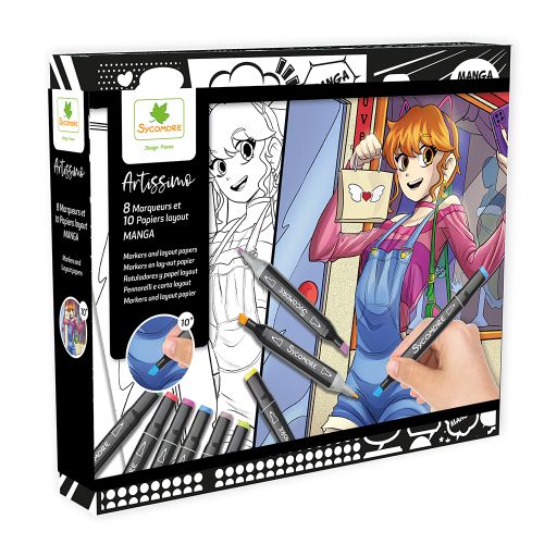 Artissimo - 10 tableaux marqueurs mangas