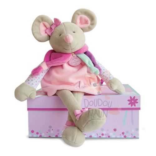 Souris Pearly - Boîte à musique (18 x 18 cm)***