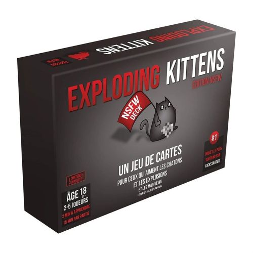 Exploding kittens édition NSFW