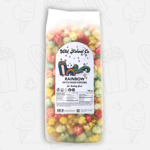 Pop corn Arc-en-ciel