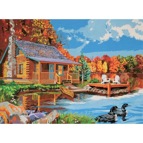 Peinture par numéro Loon Lake