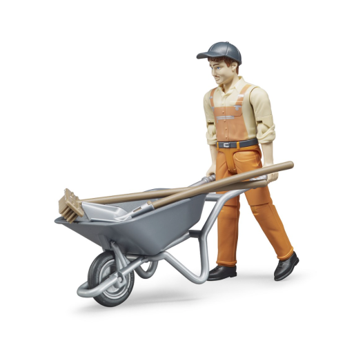 Bruder figurine d'employé municipal BWorld