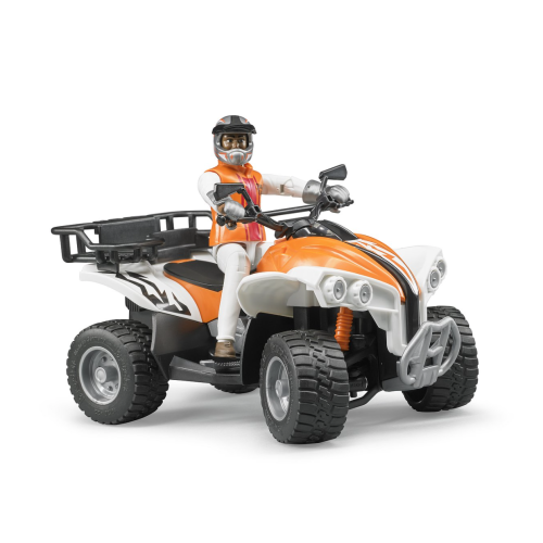 Quad (4 roues) avec conducteur de Bruder
