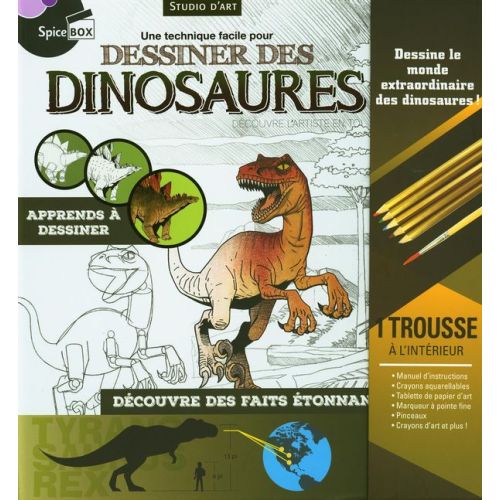 Une technique facile pour dessiner des dinosaures